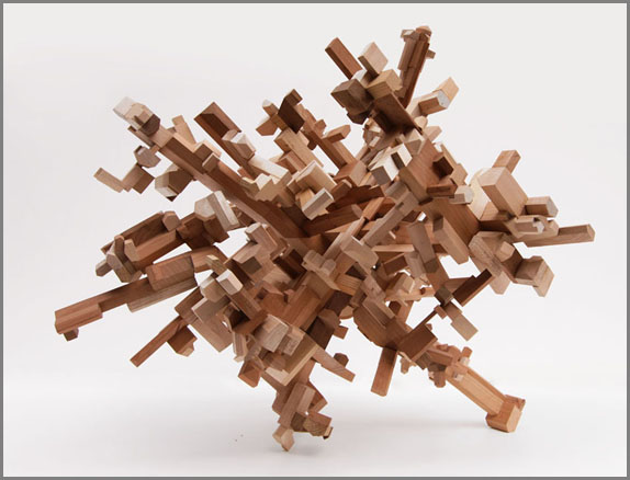 Kunst Klaus Madlowski Holzskulptur